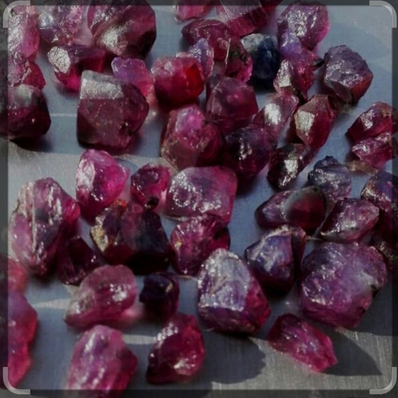 PINK SAPPHIRE HANDMADE RING STERLING SILVER SIZE 7 - Picture 9 of 12